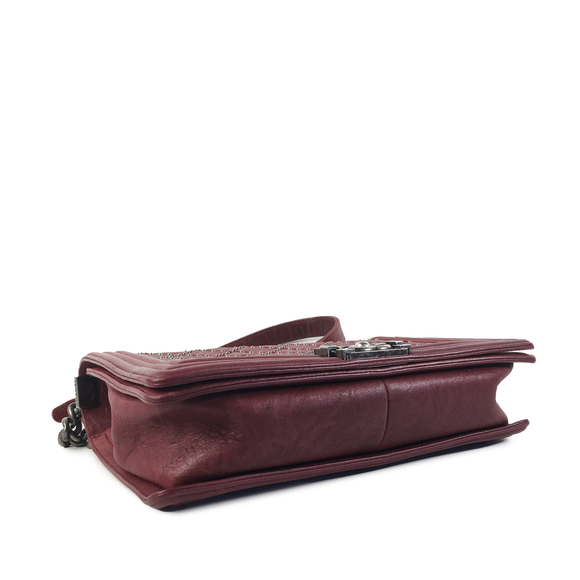 CHANEL Large Studded Boy Crossbody Bag - Picture 5 of 14